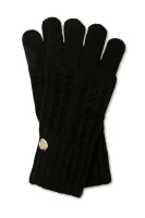 Rękawiczki | z dodatkiem wełny i kaszmiru Guess czarny