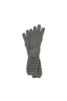 Rękawiczki Emporio Armani szary