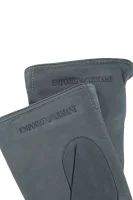 Rękawiczki Emporio Armani szary