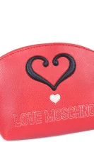 Cosmetic bag Love Moschino red