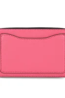 Leather messenger bag Snapshot Marc Jacobs pink