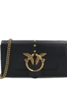 Leather messenger bag/wallet LOVE SIMPLY Pinko black