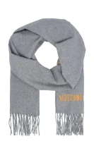 Wool scarf Moschino gray
