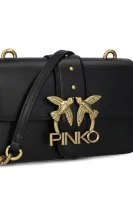 Leather shoulder bag LOVE MINI ICON Pinko black