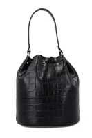 Leather bucket bag + bumbag CORONA Furla black