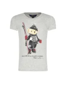 T-shirt SKI BEAR | Regular Fit POLO RALPH LAUREN szary
