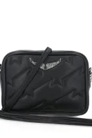 Leather messenger bag XS BOXY ZV QUILTED Zadig&Voltaire black