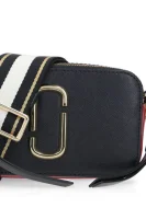 Leather messenger bag Snapshot Marc Jacobs black