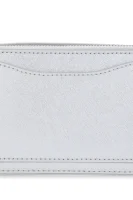 Leather messenger bag SNAPSHOT Marc Jacobs silver