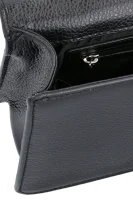 Leather messenger bag WHITNEY DKNY black