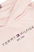 Sukienka ESSENTIAL Tommy Hilfiger pudrowy róż