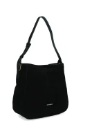 Leather hobo Lea Suede Coccinelle black