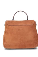 Leather shoulder bag ANDROMEDA Coccinelle brown