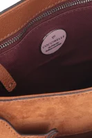 Skórzana torebka na ramię ANDROMEDA Coccinelle brązowy