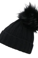 Kaszmirowa czapka Woolrich czarny