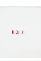 Shopperka + saszetka Red Valentino przezroczysty