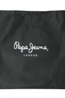 Leather messenger bag FATIMA Pepe Jeans London black