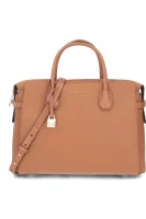 Leather satchel bag Mercer Michael Kors brown