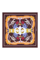 Silk scarf / shawl ABELIA Marella claret