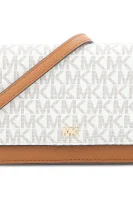 Leather messenger bag/wallet Michael Kors cream