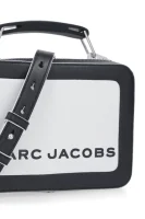 шкіряна сумка-месенджер the box 20 Marc Jacobs чорний