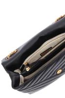Leather shoulder bag KIRA TORY BURCH black