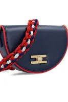 Messenger bag Elisabetta Franchi navy blue