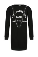 Sukienka Karl Lagerfeld Kids czarny