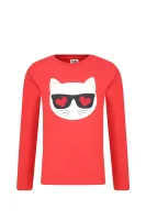 Sweatshirt | Regular Fit Karl Lagerfeld Kids red