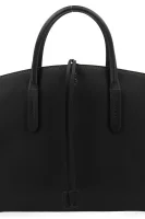 Leather satchel bag Cooper Coach black