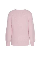 Sweter | Regular Fit Karl Lagerfeld Kids różowy
