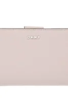 Skórzany portfel BRYANT DKNY nude