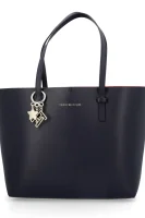 Shopper bag + sachet Tommy Hilfiger navy blue