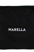Leather shoulder bag Fama Marella cream