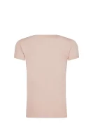T-shirt HANA GLITTER | Regular Fit Pepe Jeans London pudrowy róż