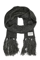 Scarf | with addition of wool DONDUP - made in Italy gray