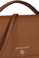 Leather messenger bag JET SET Michael Kors brown