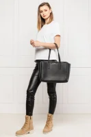 Leather shopper bag The Protege Marc Jacobs black