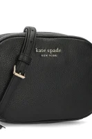 Leather messenger bag Kate Spade black