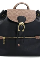 Skórzany plecak Evie Coach czarny