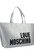 Shopper bag Love Moschino silver
