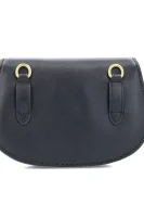Leather bumbag/messenger bag SADDLE Coach black