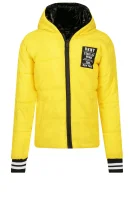 Dwustronna kurtka | Regular Fit DKNY Kids żółty