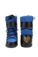 Moonboots Love Moschino blue