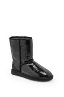 Classic Short Sparkles Snow boots UGG black