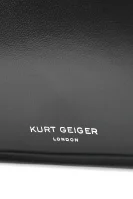 шкіряна сумка через плече Kurt Geiger чорний