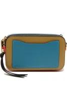 Leather messenger bag THE SNAPSHOT Marc Jacobs mustard