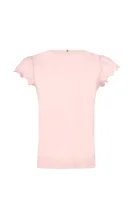 T-shirt | Regular Fit Tommy Hilfiger pudrowy róż