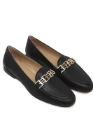 Leather loafers Baldinini black