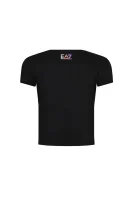 T-shirt | Cropped Fit EA7 czarny